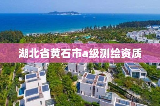 湖北省黃石市a級測繪資質