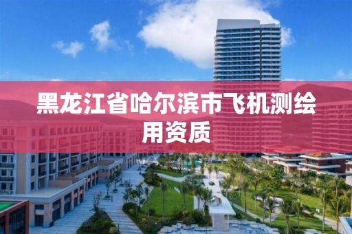 黑龍江省哈爾濱市飛機測繪用資質