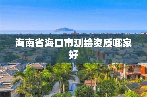 海南省?？谑袦y(cè)繪資質(zhì)哪家好