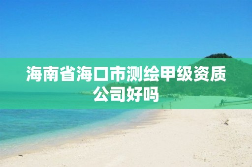 海南省海口市測繪甲級資質公司好嗎