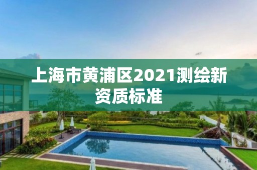 上海市黃浦區(qū)2021測(cè)繪新資質(zhì)標(biāo)準(zhǔn)