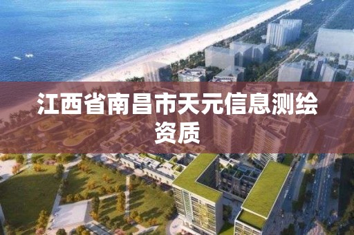 江西省南昌市天元信息測繪資質