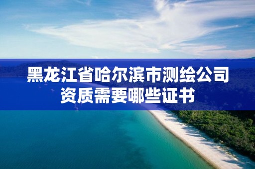 黑龍江省哈爾濱市測繪公司資質(zhì)需要哪些證書