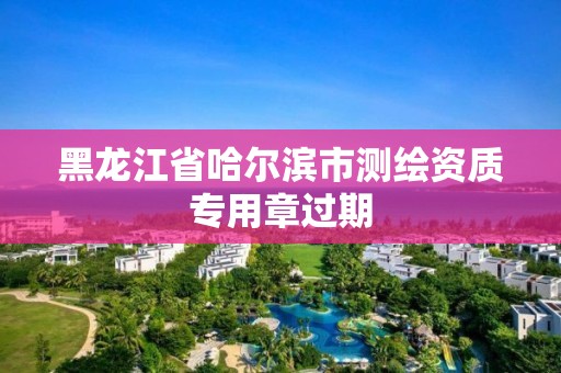 黑龍江省哈爾濱市測繪資質專用章過期