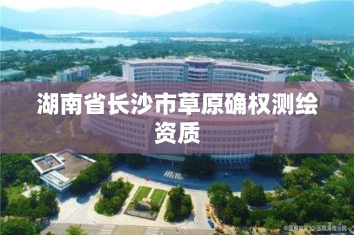 湖南省長沙市草原確權(quán)測繪資質(zhì)