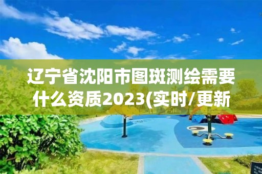 遼寧省沈陽市圖斑測繪需要什么資質2023(實時/更新中)