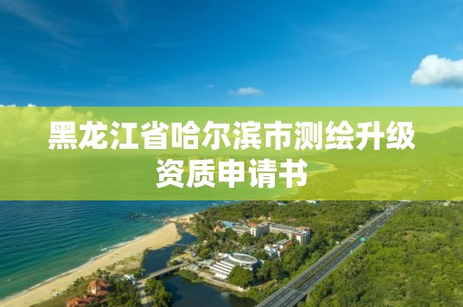 黑龍江省哈爾濱市測繪升級資質申請書