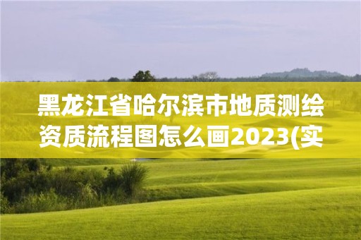 黑龍江省哈爾濱市地質測繪資質流程圖怎么畫2023(實時/更新中)