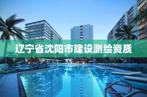 遼寧省沈陽市建設測繪資質