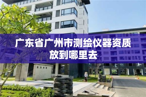 廣東省廣州市測繪儀器資質(zhì)放到哪里去