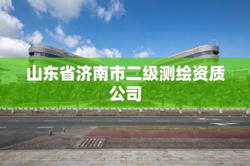 山東省濟南市二級測繪資質公司