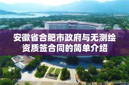 安徽省合肥市政府與無測繪資質簽合同的簡單介紹