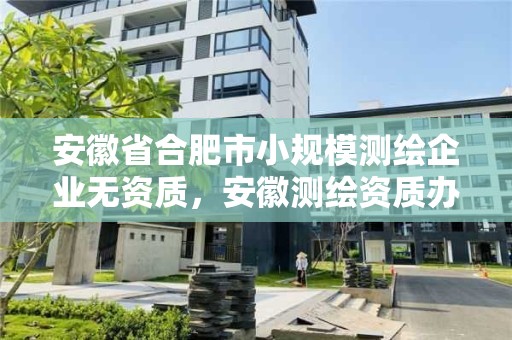 安徽省合肥市小規(guī)模測繪企業(yè)無資質，安徽測繪資質辦理