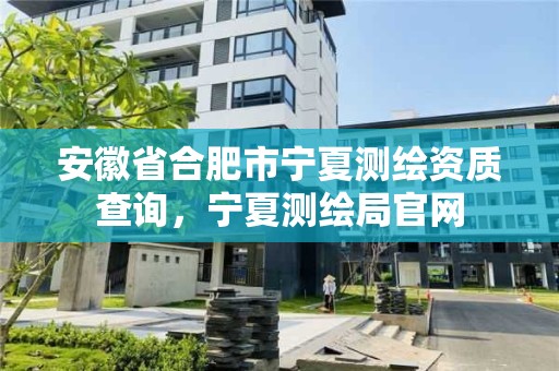 安徽省合肥市寧夏測繪資質查詢，寧夏測繪局官網