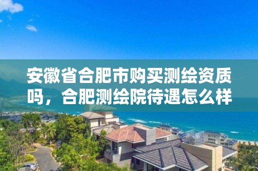 安徽省合肥市購買測繪資質嗎，合肥測繪院待遇怎么樣