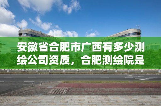 安徽省合肥市廣西有多少測繪公司資質，合肥測繪院是什么單位