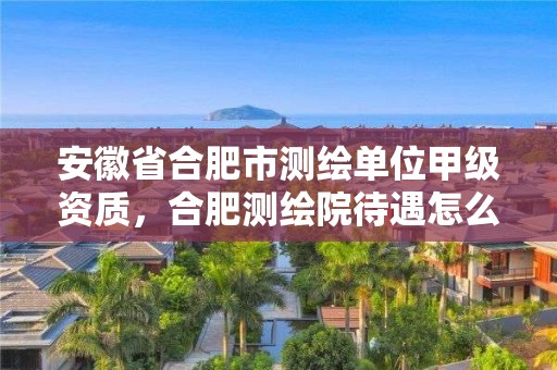 安徽省合肥市測繪單位甲級資質，合肥測繪院待遇怎么樣