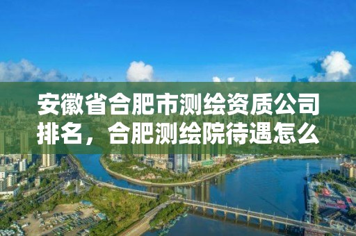 安徽省合肥市測繪資質公司排名，合肥測繪院待遇怎么樣