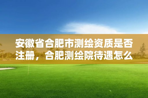 安徽省合肥市測繪資質是否注冊，合肥測繪院待遇怎么樣