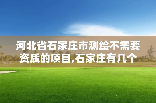 河北省石家莊市測繪不需要資質的項目,石家莊有幾個測繪局。