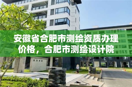 安徽省合肥市測繪資質辦理價格，合肥市測繪設計院