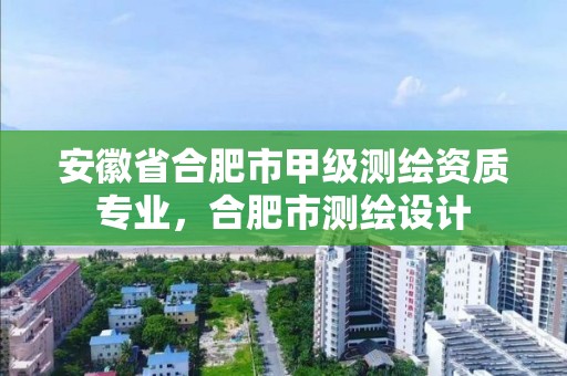 安徽省合肥市甲級測繪資質專業，合肥市測繪設計