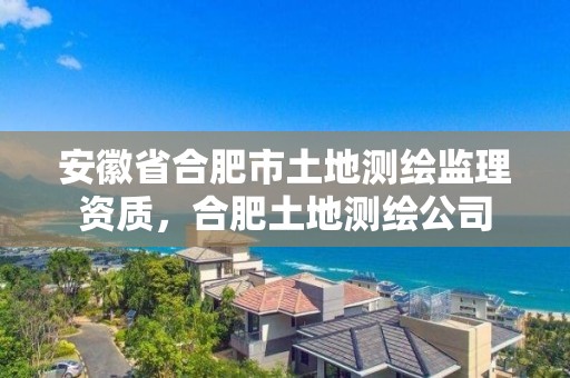 安徽省合肥市土地測繪監理資質，合肥土地測繪公司