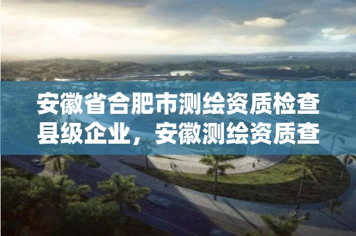 安徽省合肥市測繪資質檢查縣級企業(yè)，安徽測繪資質查詢系統(tǒng)