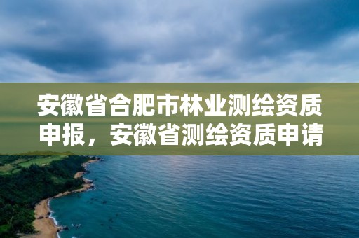 安徽省合肥市林業測繪資質申報，安徽省測繪資質申請