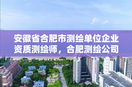 安徽省合肥市測繪單位企業資質測繪師，合肥測繪公司招聘