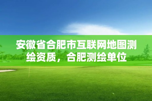 安徽省合肥市互聯(lián)網(wǎng)地圖測(cè)繪資質(zhì)，合肥測(cè)繪單位