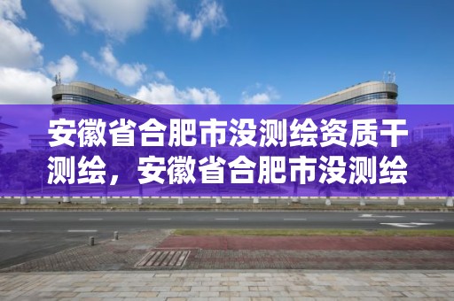 安徽省合肥市沒測繪資質干測繪，安徽省合肥市沒測繪資質干測繪的公司