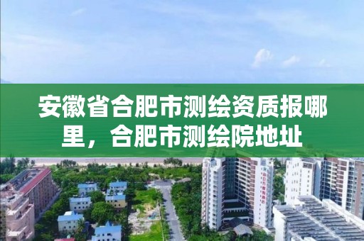 安徽省合肥市測(cè)繪資質(zhì)報(bào)哪里，合肥市測(cè)繪院地址