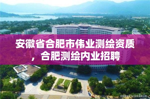 安徽省合肥市偉業測繪資質，合肥測繪內業招聘