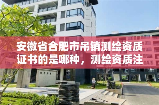 安徽省合肥市吊銷測繪資質證書的是哪種，測繪資質注銷申請