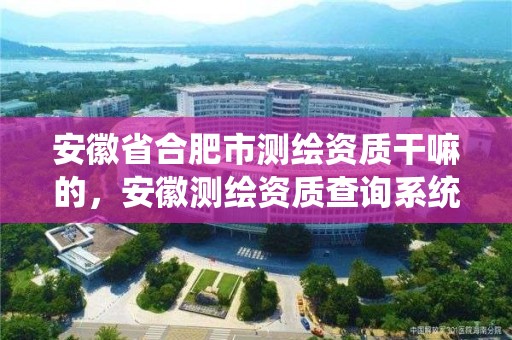 安徽省合肥市測繪資質(zhì)干嘛的，安徽測繪資質(zhì)查詢系統(tǒng)