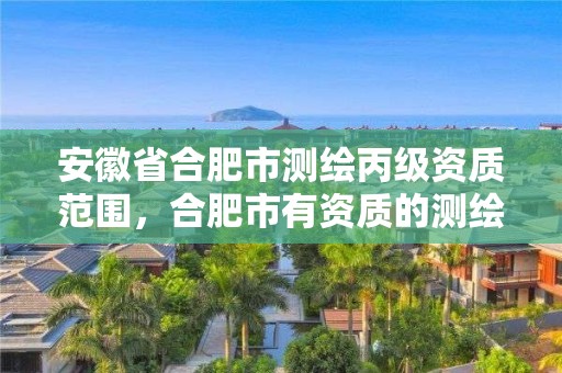 安徽省合肥市測繪丙級資質(zhì)范圍，合肥市有資質(zhì)的測繪公司