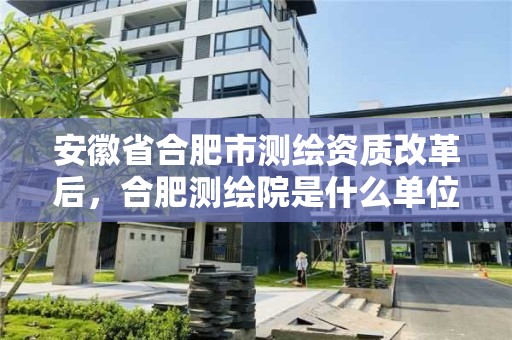 安徽省合肥市測繪資質改革后，合肥測繪院是什么單位