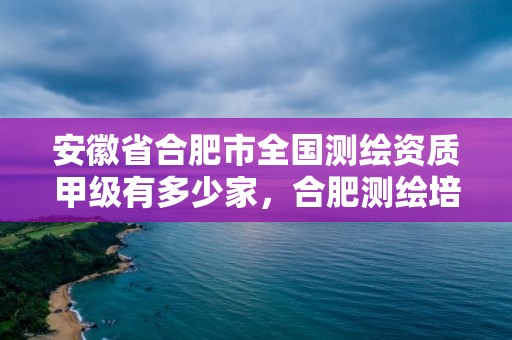 安徽省合肥市全國測繪資質甲級有多少家，合肥測繪培訓學校