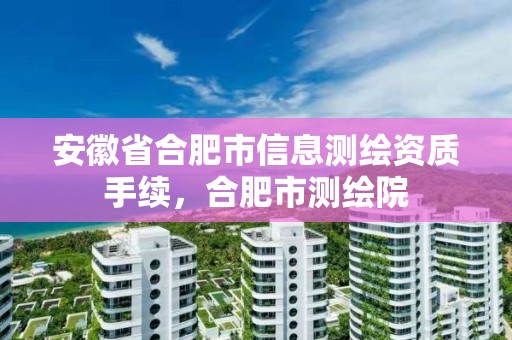 安徽省合肥市信息測繪資質(zhì)手續(xù)，合肥市測繪院