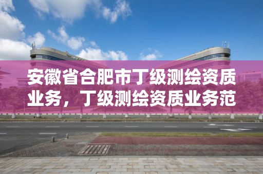 安徽省合肥市丁級測繪資質業務，丁級測繪資質業務范圍