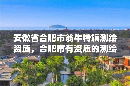 安徽省合肥市翁牛特旗測繪資質，合肥市有資質的測繪公司