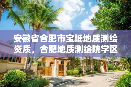 安徽省合肥市寶坻地質測繪資質，合肥地質測繪院學區是哪里