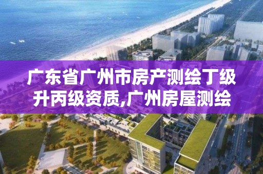 廣東省廣州市房產測繪丁級升丙級資質,廣州房屋測繪。