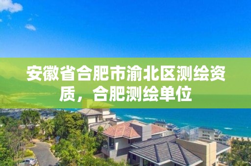 安徽省合肥市渝北區測繪資質，合肥測繪單位