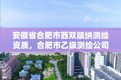 安徽省合肥市西雙版納測繪資質，合肥市乙級測繪公司