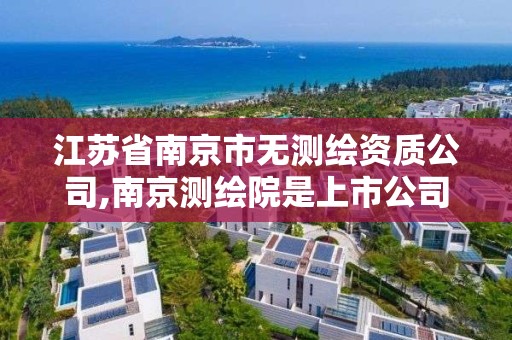 江蘇省南京市無測繪資質公司,南京測繪院是上市公司嗎