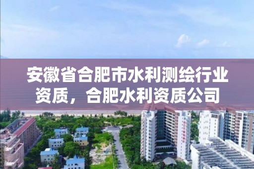 安徽省合肥市水利測繪行業資質，合肥水利資質公司