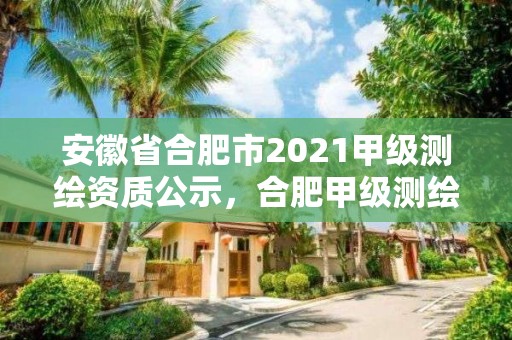 安徽省合肥市2021甲級測繪資質公示，合肥甲級測繪公司