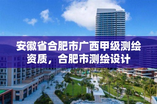 安徽省合肥市廣西甲級測繪資質，合肥市測繪設計